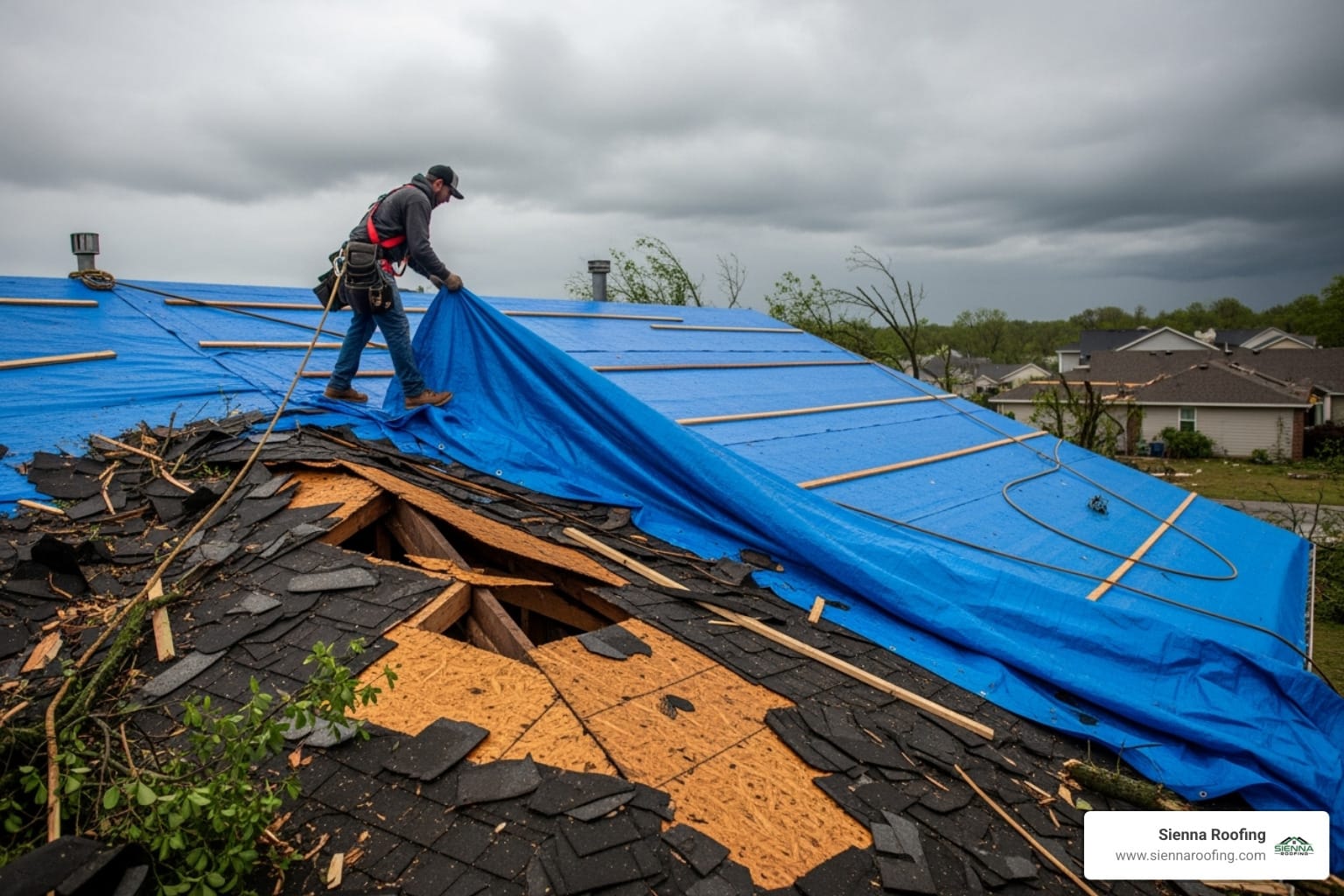 emergency roof tarping sugar land tx