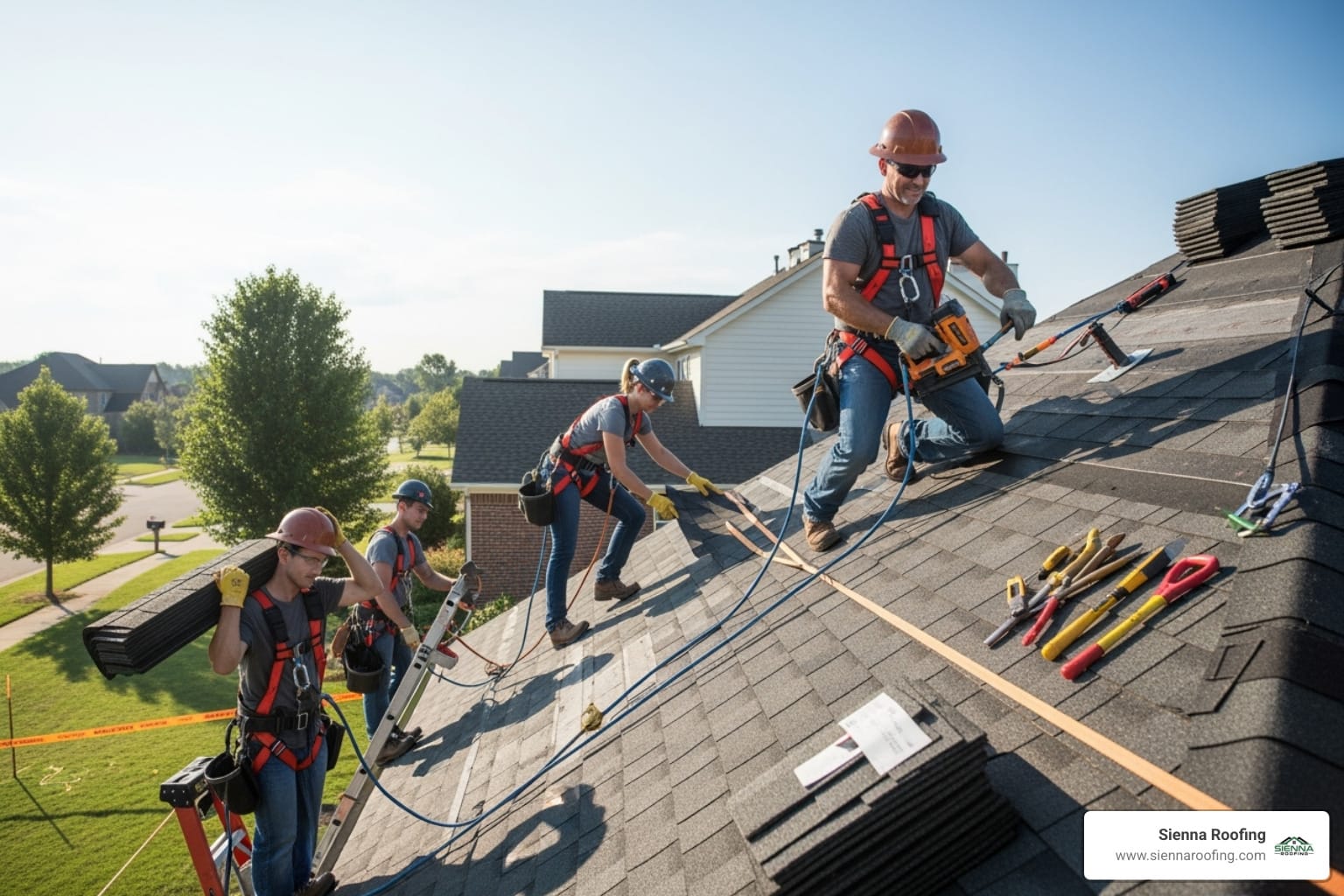 Insured roofing company