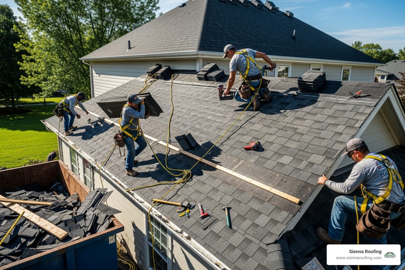 new roof installation