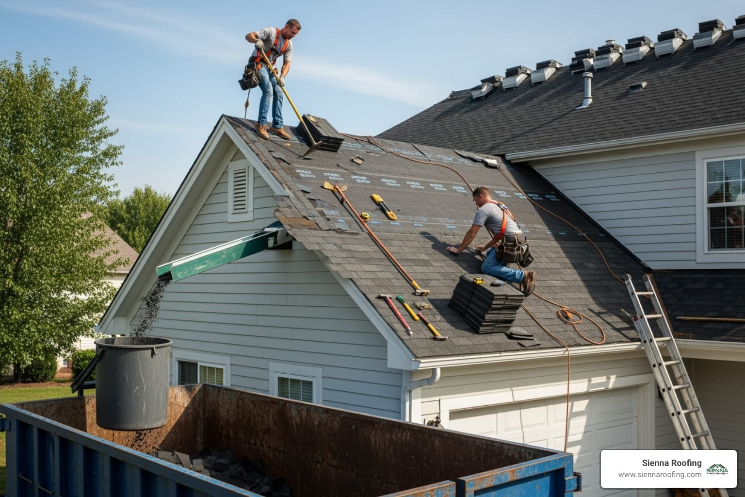 average cost to tear off and replace roof