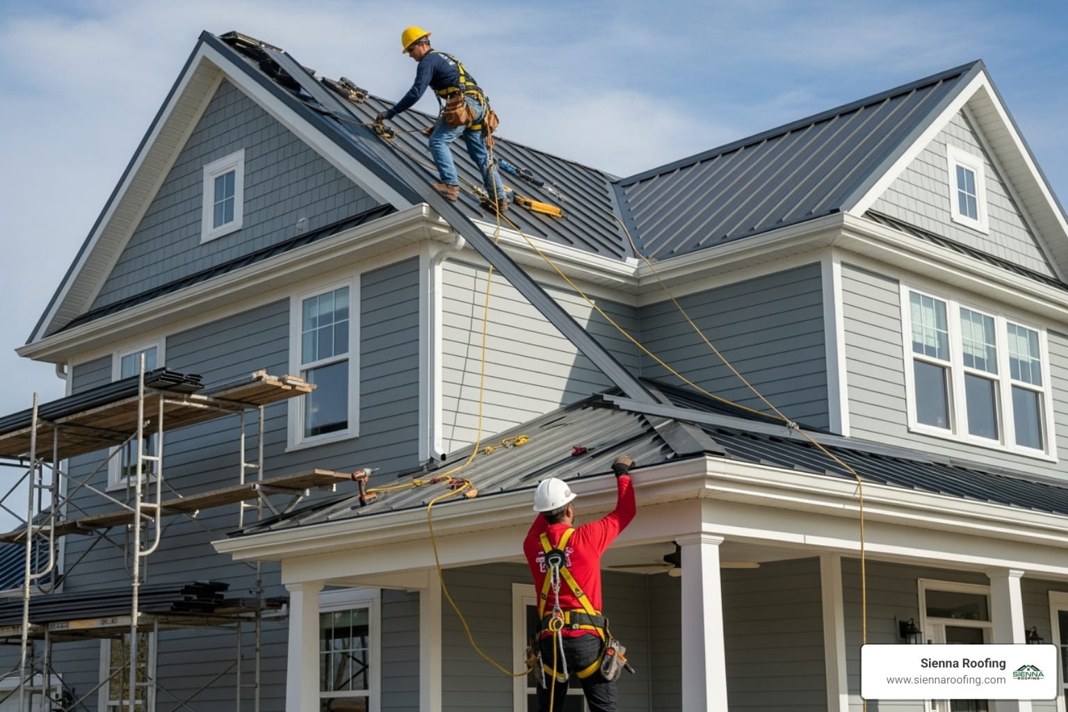 average cost to tear off and replace roof with metal