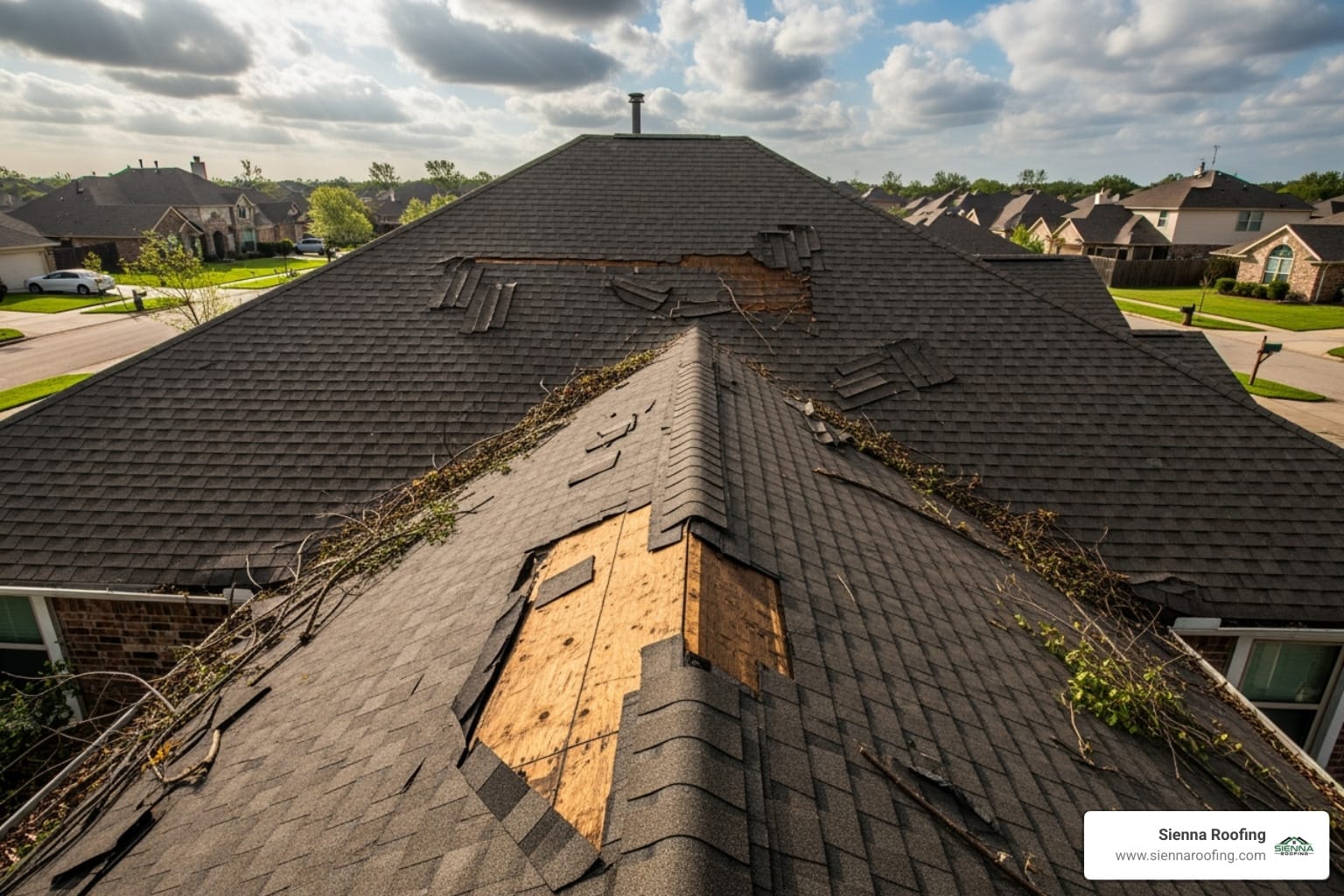 storm damage roof replacement