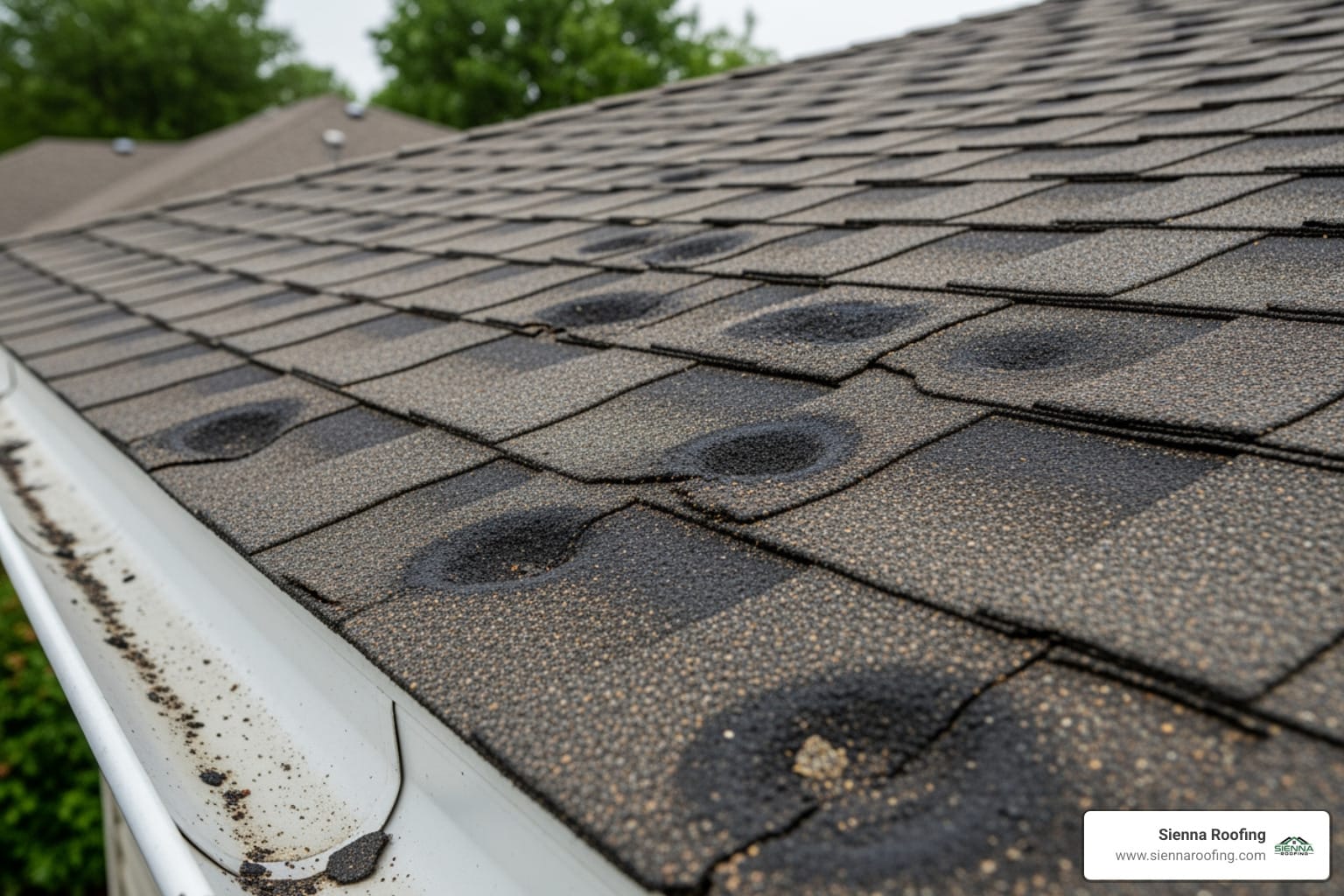 Hail storm roof damage